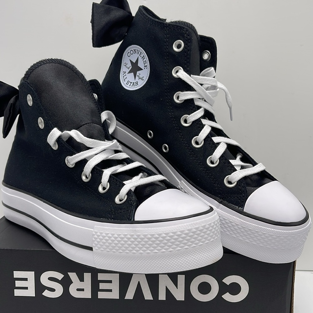 Converse WMNS CTAS LIFT HI
BLACK/WHITE/BLACK А14828C Platforms Sneakers - Picture 7 of 16